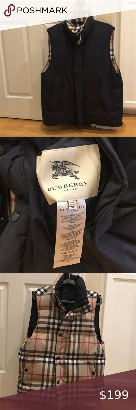 burberry vests|burberry puffer vest men.